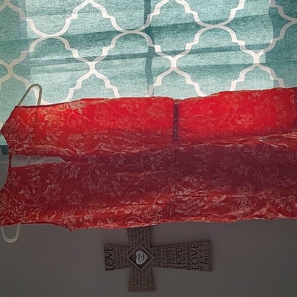 EUC ATTENTION Orange romper - Picture 6 of 7